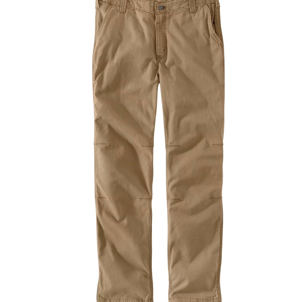 Carhartt Men's Slim Fit 5 Pocket Tapered Work Pants tan khaki color size 33x34